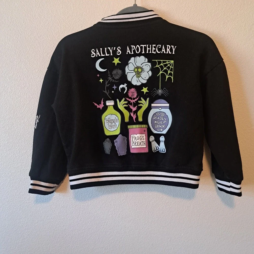 Disney Nightmare Before Christmas Sally Apothecary Bomber Jacket Kids Medium 8